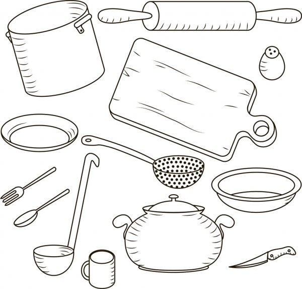Detail Gambar Animasi Peralatan Dapur Nomer 52