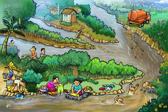 Detail Gambar Animasi Pinggir Sungai Nomer 16