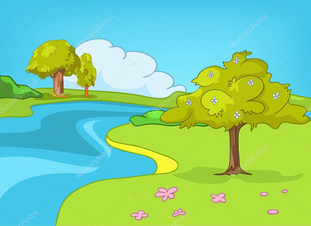 Detail Gambar Animasi Pinggir Sungai Nomer 37