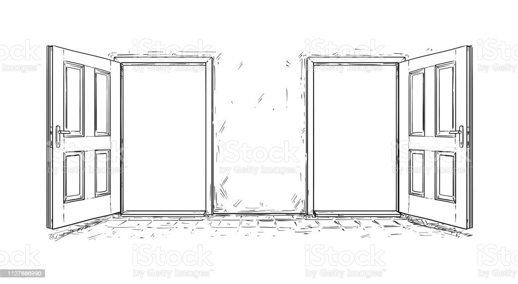 Gambar Animasi Pintu Garis Garis - KibrisPDR