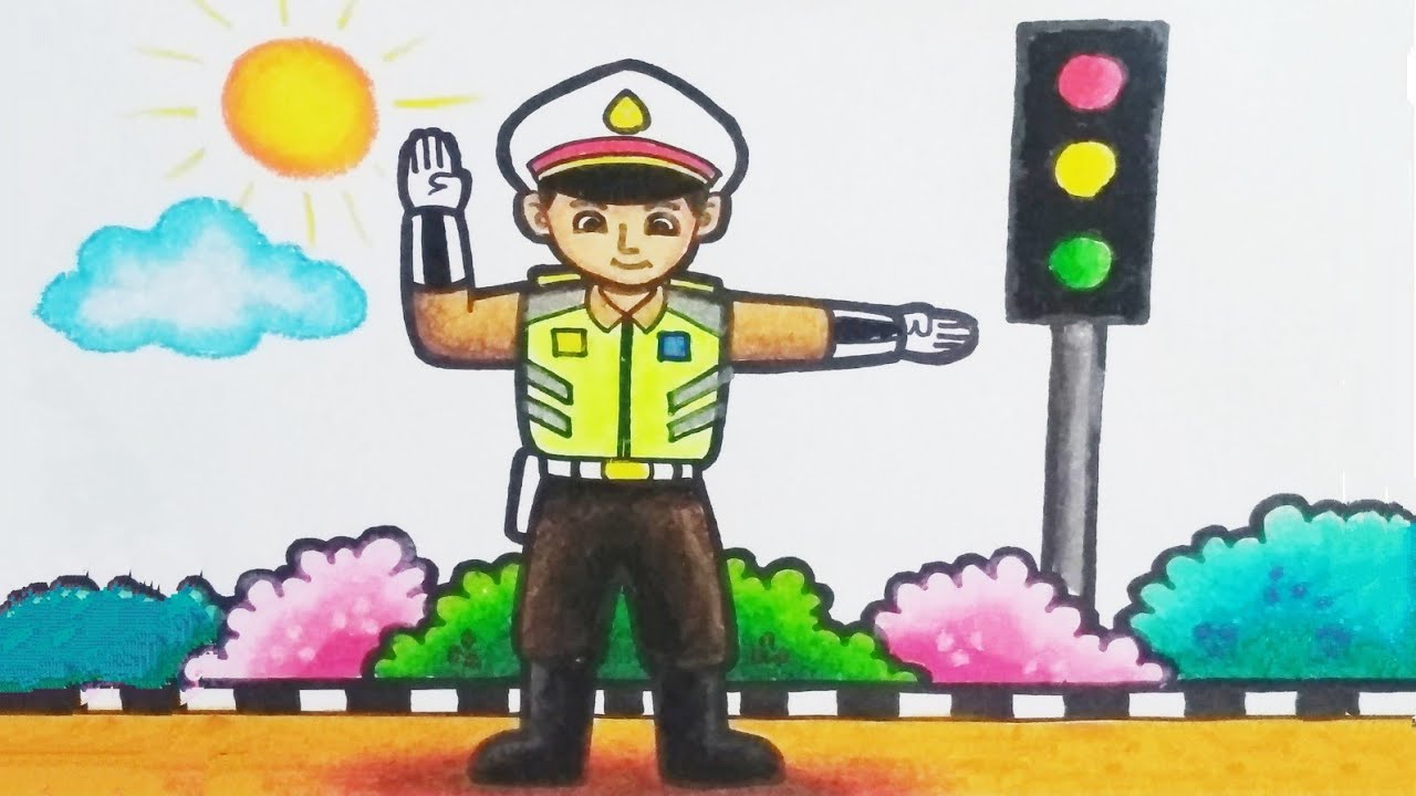 Detail Gambar Animasi Polisi Lalu Lintas Nomer 36