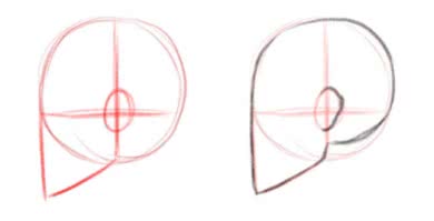 Detail Kopfform Zeichnen Nomer 2