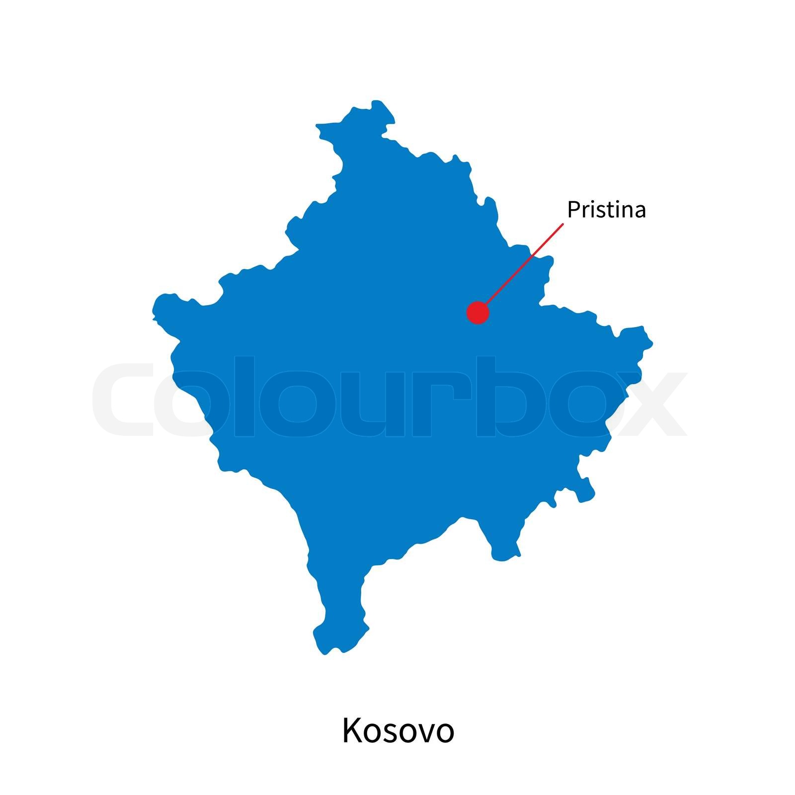 Detail Kosovo Karte Europa Nomer 6