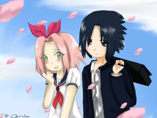 Detail Gambar Animasi Sasuke Dan Sakura Nomer 38