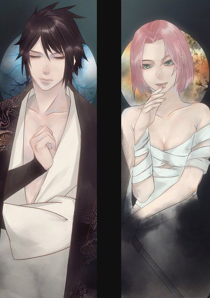 Detail Gambar Animasi Sasuke Dan Sakura Nomer 40