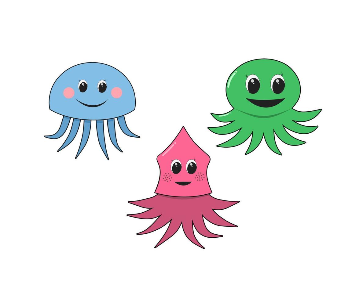 Detail Gambar Animasi Sea Animals Octopus Nomer 12