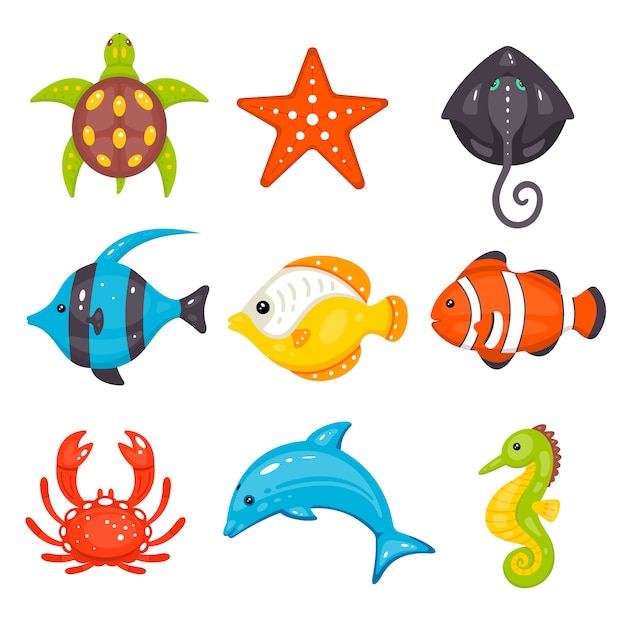 Detail Gambar Animasi Sea Animals Star Fish Nomer 30