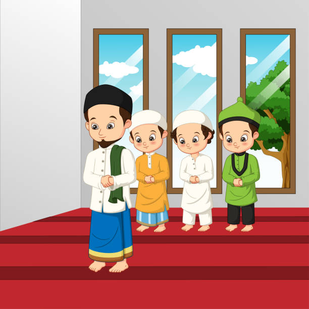 Detail Gambar Animasi Sholat Berjamaah Nomer 41