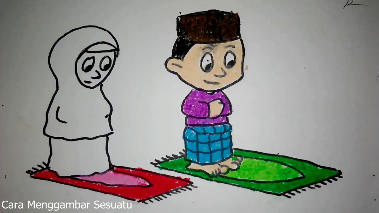 Detail Gambar Animasi Sholat Berjamaah Nomer 9