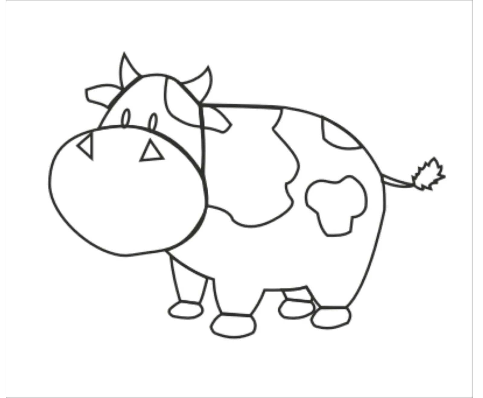 Gambar Animasi Sketsa Sapi - KibrisPDR