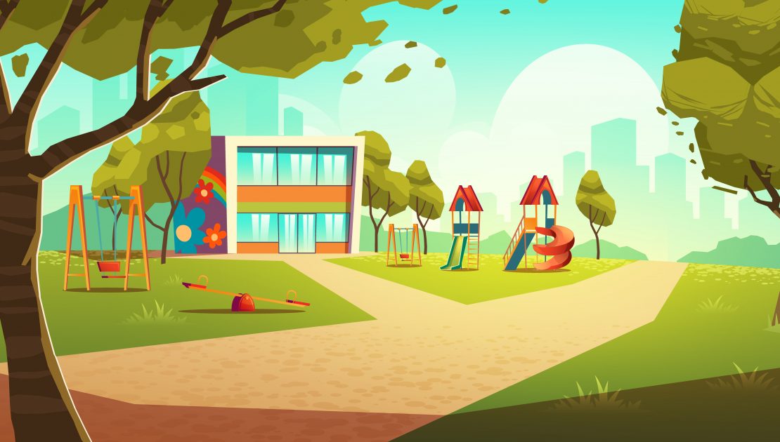 Detail Gambar Animasi Taman Background Nomer 36