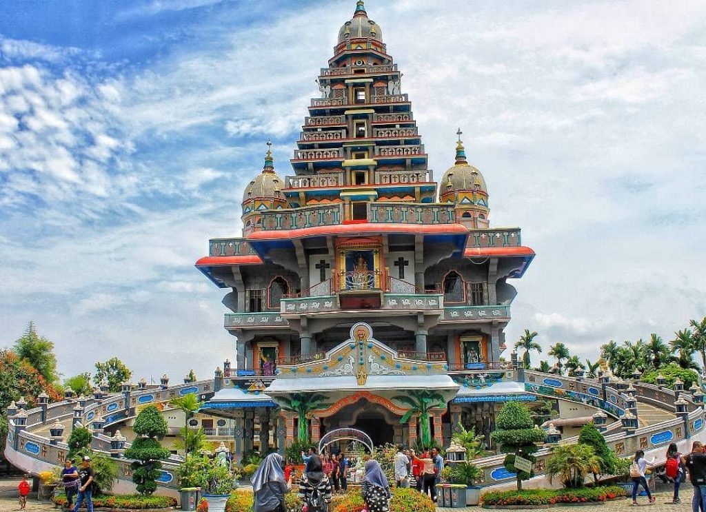 Gambar Animasi Tempat Ibadah 6 Agama Di Indonesia