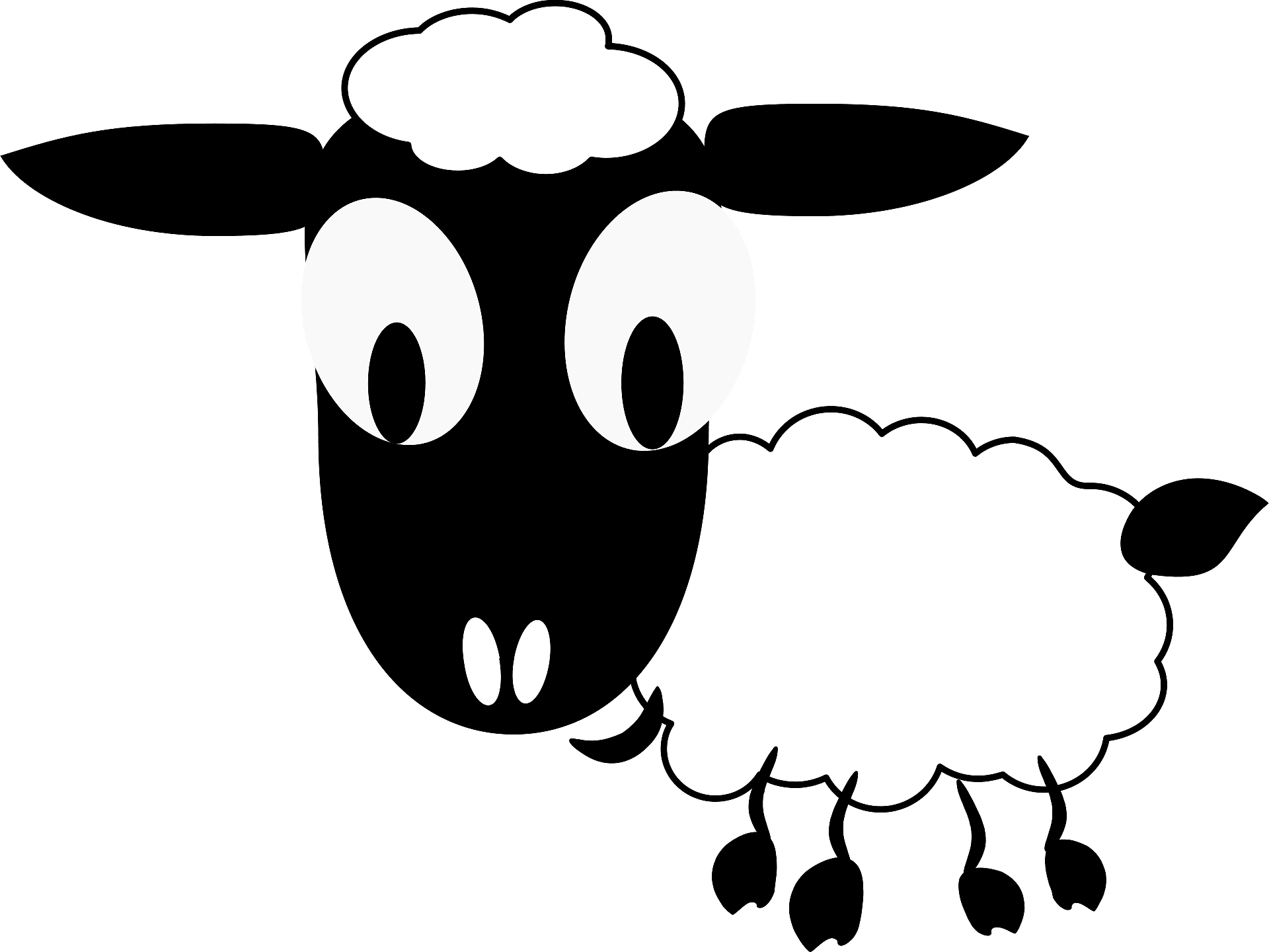 Detail Sheep Cartoon Nomer 20