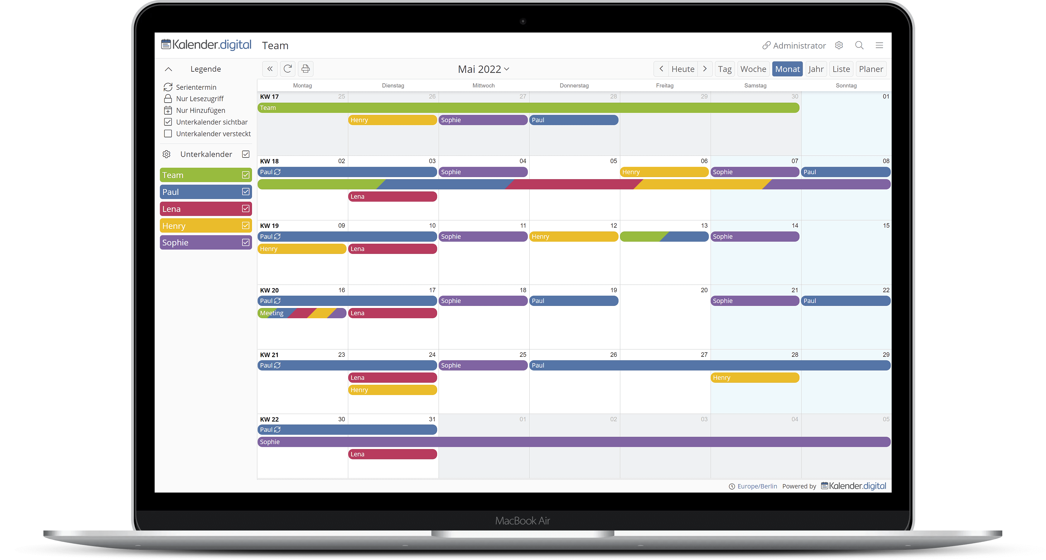 Detail Digitaler Kalender Wand Koleksi Nomer 3