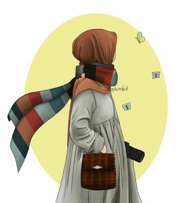 Detail Gambar Animasi Wanita Berhijab Nomer 46