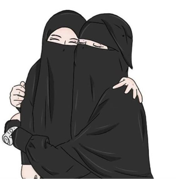 Detail Gambar Animasi Wanita Berhijab Berkacamata Nomer 32