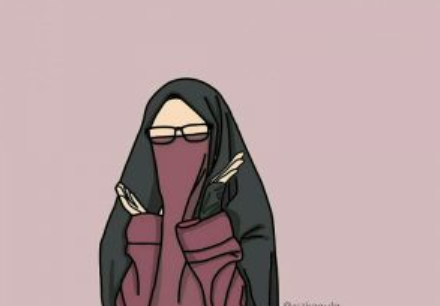 Detail Gambar Animasi Wanita Berhijab Berkacamata Nomer 37