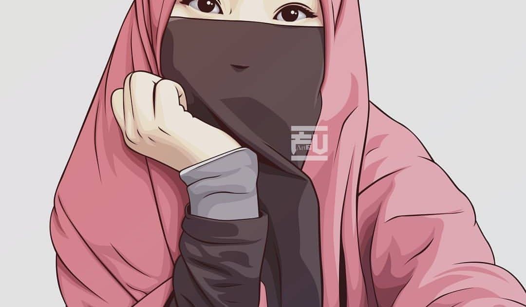 Detail Gambar Animasi Wanita Berhijab Berkacamata Nomer 56