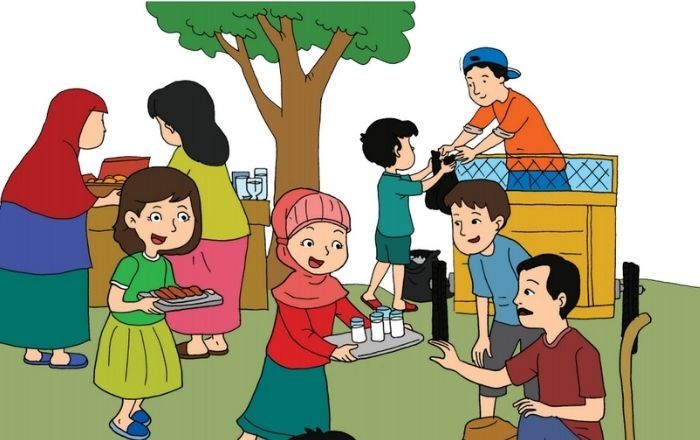 Detail Gambar Animasi Wujud Sila Persatuan Indonesiadalam Keluarga Nomer 11