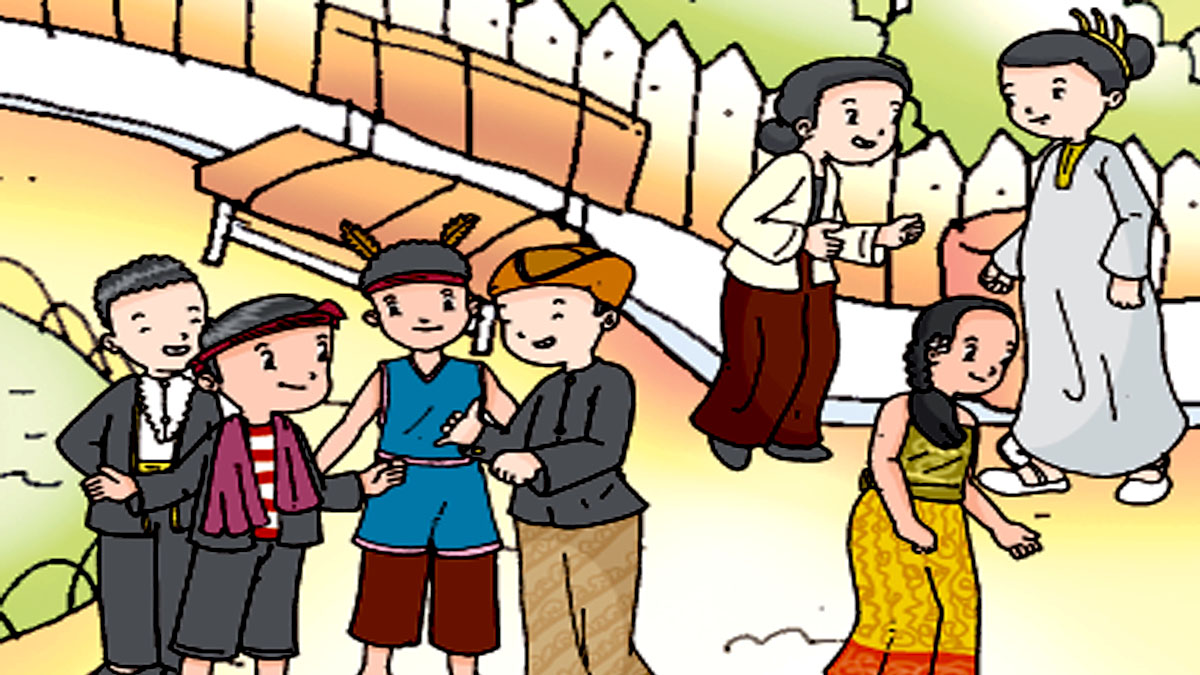 Detail Gambar Animasi Wujud Sila Persatuan Indonesiadalam Keluarga Nomer 49