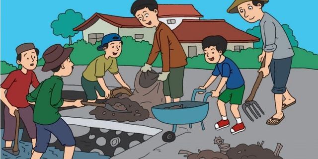 Detail Gambar Animasi Wujud Sila Persatuan Indonesiadalam Keluarga Nomer 54