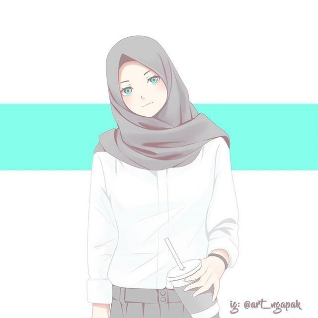 Detail Gambar Anime Berhijab Cantik Nomer 17