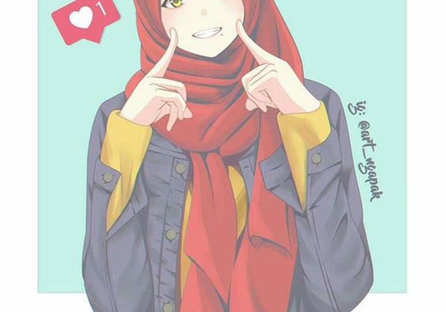 Detail Gambar Anime Cewek2 Cantik Lucu Berhijab Nomer 27