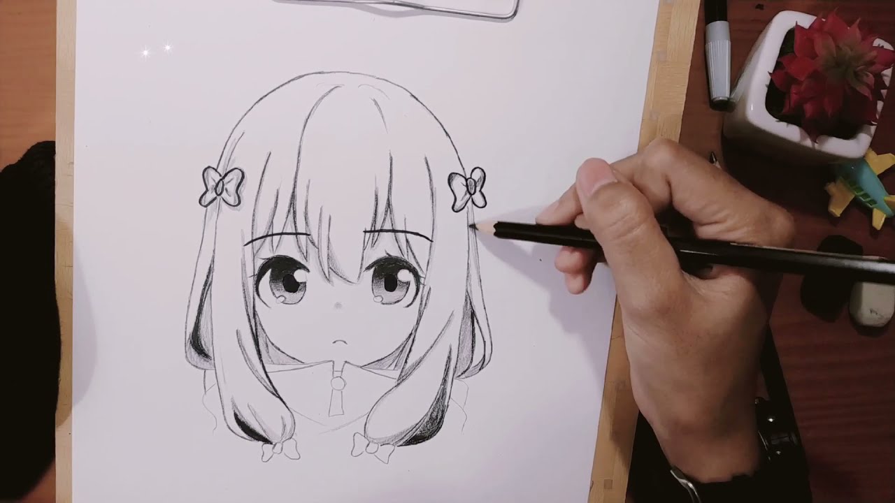 Detail Gambar Anime Dengan Pensil Nomer 29