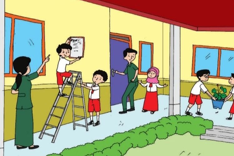 Detail Gambar Anime Gotong Royong Gambar Kartun Gotong Royong Membersihkan Lingkungan Nomer 18