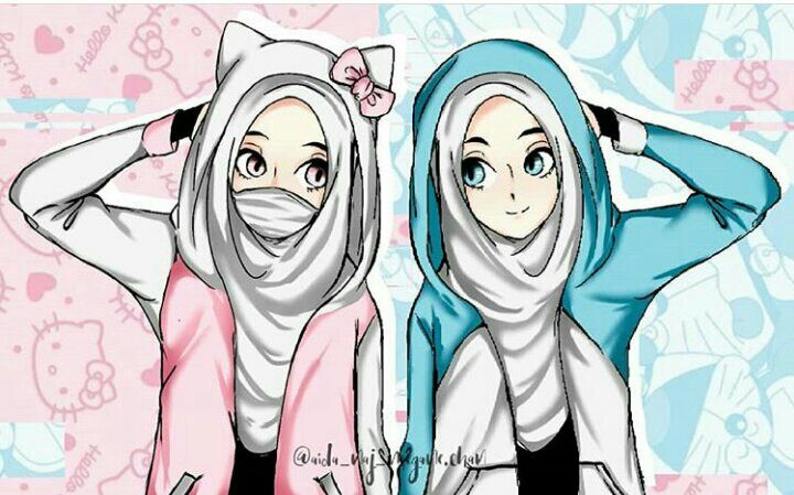 Detail Gambar Anime Hijab Keren Nomer 53