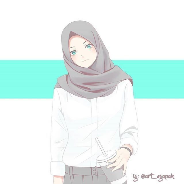 Detail Gambar Anime Hijab Lucu Nomer 14