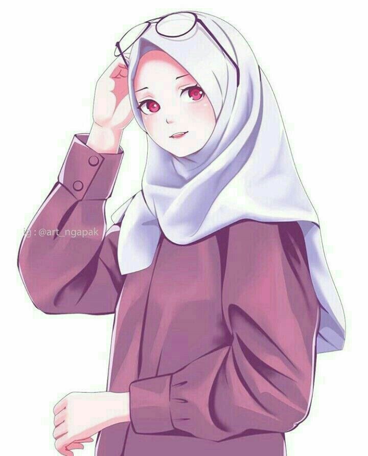 Detail Gambar Anime Hijab Lucu Nomer 9
