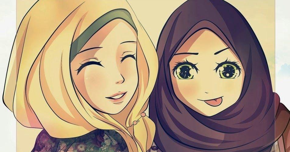 Detail Gambar Anime Hijab Orang Kembar Nomer 2