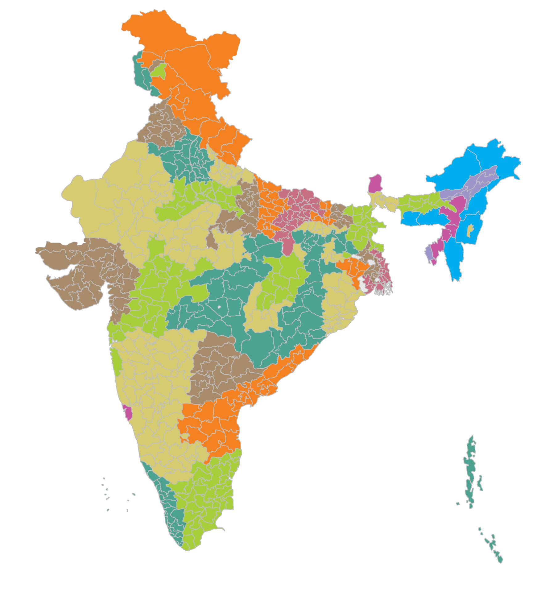 Detail Indien Map Nomer 17