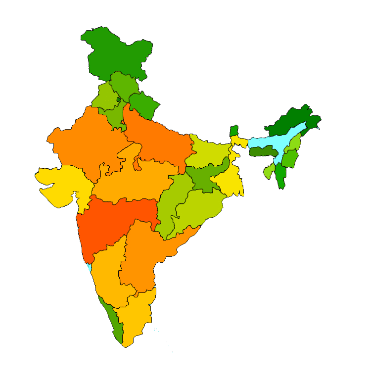 Detail Indien Map Nomer 5