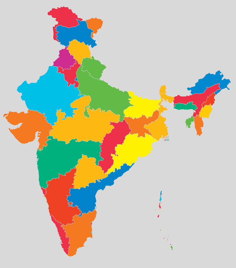 Detail Indien Map Nomer 6