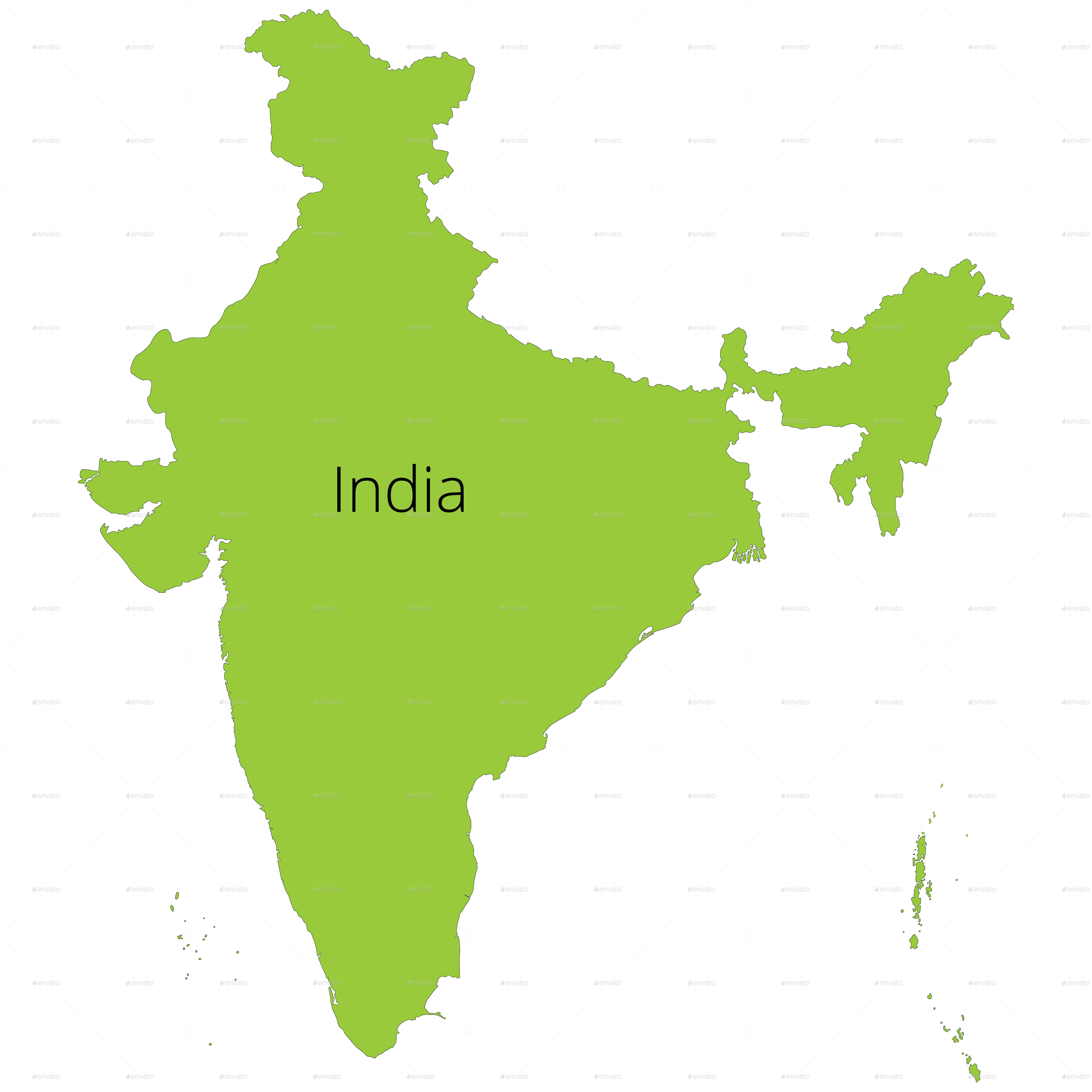 Detail Indien Map Nomer 7