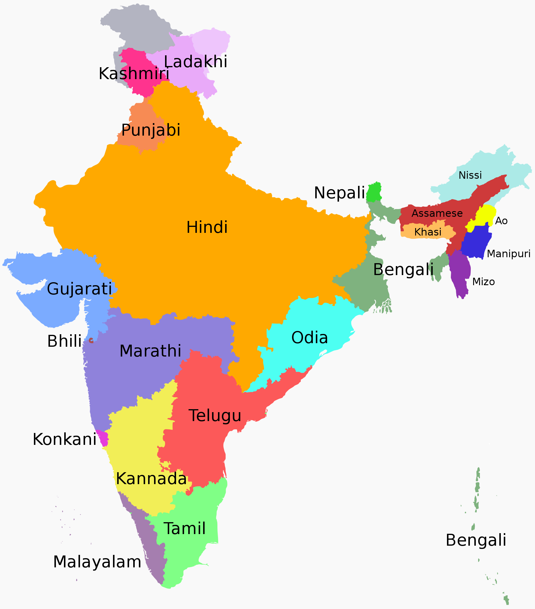 Detail Indien Map Nomer 9