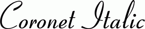 Detail Coronet Font Free Nomer 4