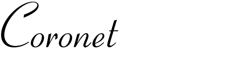 Detail Coronet Font Free Nomer 2