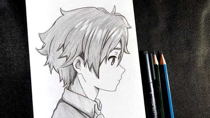 Detail Gambar Anime Menggunakan Pensil Nomer 27