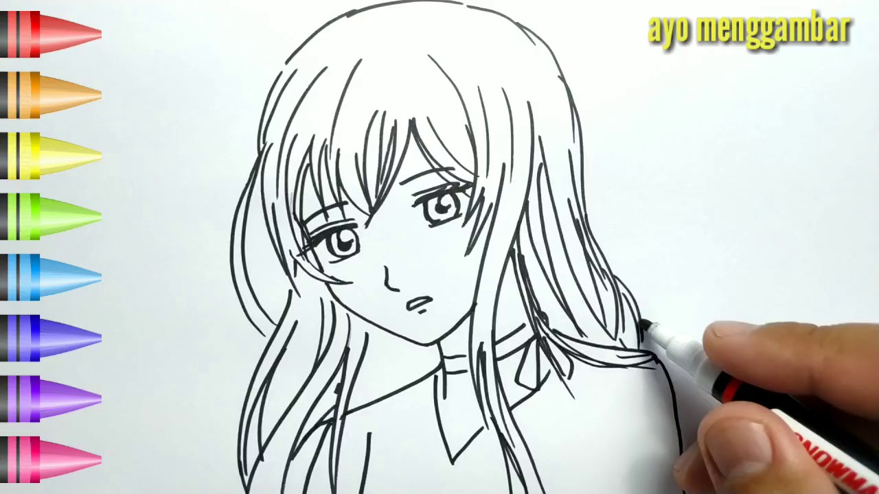 Detail Gambar Anime Mewarnai Nomer 41