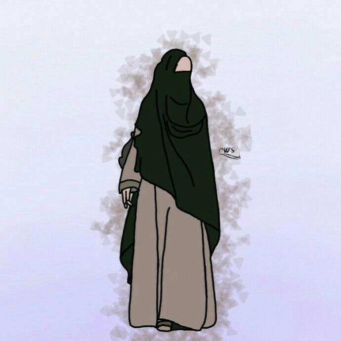 Detail Gambar Anime Muslimah Bercadar Nomer 3