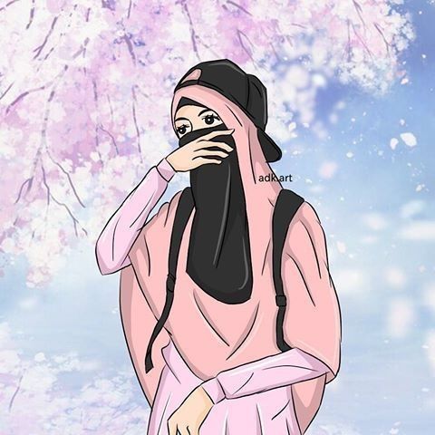 Detail Gambar Anime Muslimah Bercadar Nomer 23