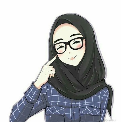 Detail Gambar Anime Muslimah Berkacamata Nomer 43