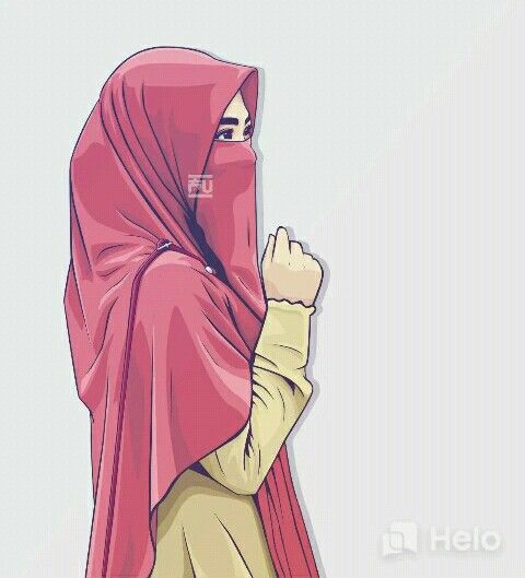 Detail Gambar Anime Muslimah Cadar Nomer 25