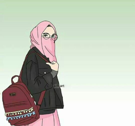 Detail Gambar Anime Muslimah Cadar Nomer 7