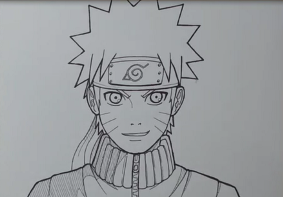 Detail Gambar Anime Naruto Pensil Nomer 11