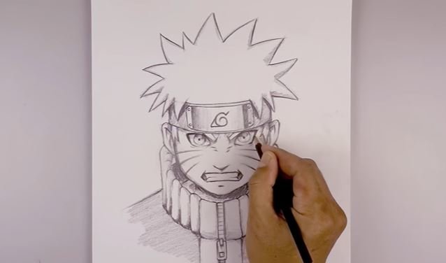 Detail Gambar Anime Naruto Pensil Nomer 51