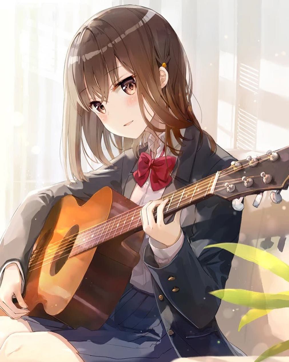 Gambar Anime Pegang Gitar - KibrisPDR